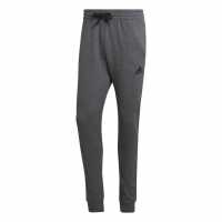 Adidas Мъжко Спортно Долнище Tapered Fleece Joggers Mens Сиво/Черно 