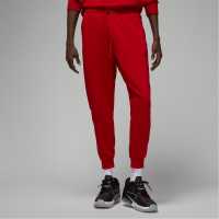 Air Jordan Dri-FIT Sport Men's Fleece Pants GYM RED/BLACK Мъжко облекло за едри хора