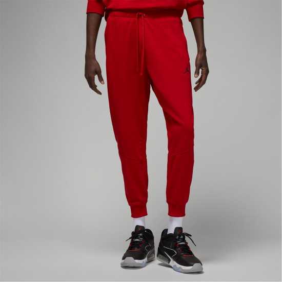 Air Jordan Dri-FIT Sport Men's Fleece Pants GYM RED/BLACK Мъжко облекло за едри хора