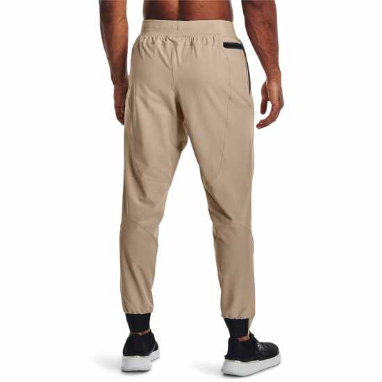 Under Armour Мъжко Спортно Долнище Armour Ua Unstoppable Joggers Mens Кафяво Мъжко облекло за едри хора