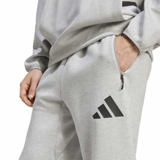 Adidas Мъжки Анцуг Z.n.e. Tracksuit Bottoms Mens Сива Хизър Мъжки меки спортни долнища