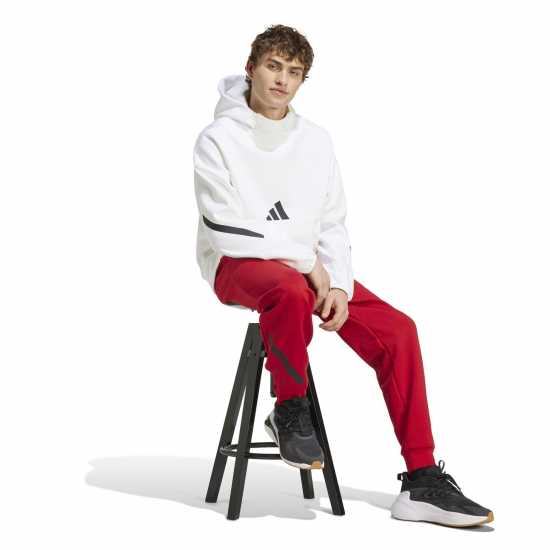 Adidas Мъжки Анцуг Z.n.e. Tracksuit Bottoms Mens Отбор Сила Червено Мъжки меки спортни долнища