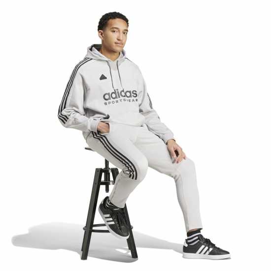 Adidas Мъжко Спортно Долнище House Of Tiro Fleece Joggers Mens Сиво Две/Черно 