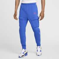 Nike Nsw Sw Air Cargo Pant Flc Bb Кралско синьо/Розово Мъжки меки спортни долнища