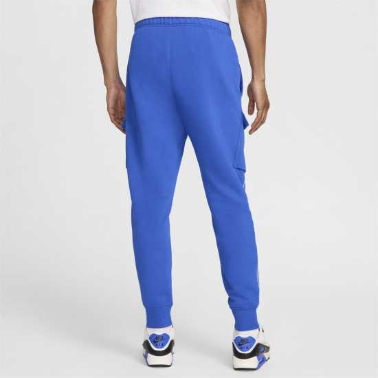 Nike Nsw Sw Air Cargo Pant Flc Bb Кралско синьо/Розово Мъжки меки спортни долнища