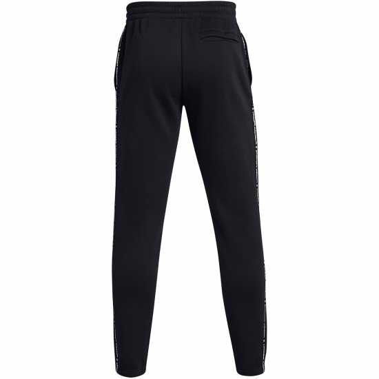 Under Armour Мъжко Спортно Долнище Icon Fleece Taping Joggers Mens Черно 