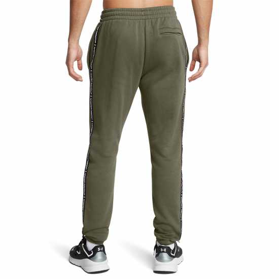 Under Armour Мъжко Спортно Долнище Icon Fleece Taping Joggers Mens Зелено Мъжки меки спортни долнища