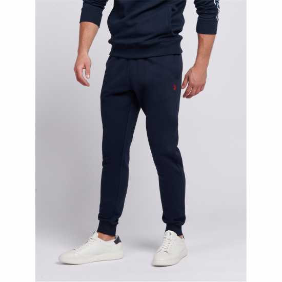 Us Polo Assn Dhm Bb Joggers Sn00 Морска синьо/червено Мъжко облекло за едри хора