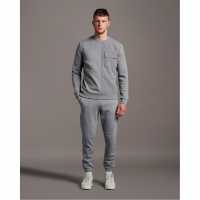 Lyle And Scott Slim Jogging Pants Средно сиво ML T28 