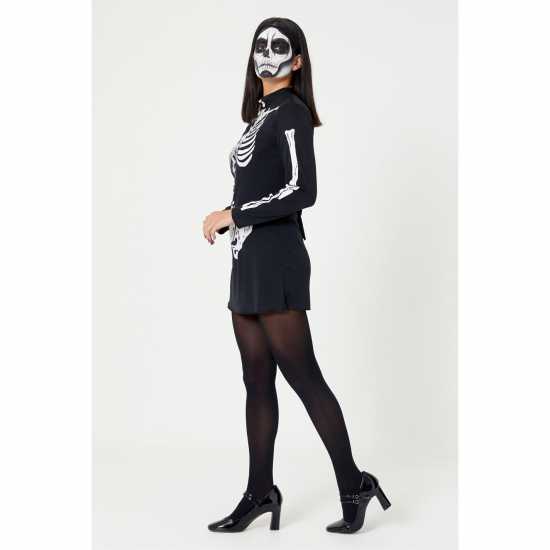 Character Halloween Skeleton Tunic Dress  Дамски поли и рокли