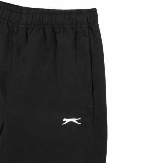 Slazenger Junior Boys' Active Woven Track Pants Черно Детски долнища на анцуг