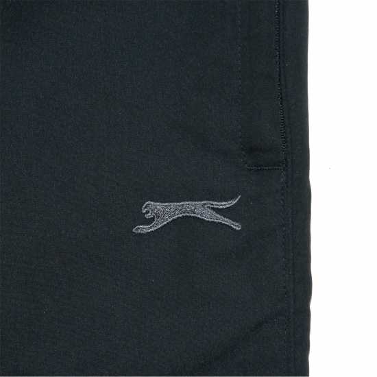 Slazenger Junior Boys' Active Woven Track Pants Черно Детски долнища на анцуг