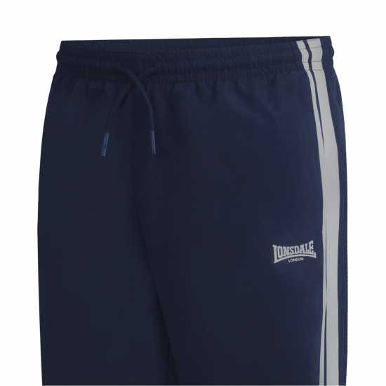 Lonsdale 2 Stripe Oh Woven Bottom Морска синьо Мъжки долнища за бягане