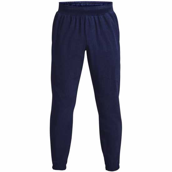 Under Armour Armour Ua Stretch Woven Prtd Jgrs Jogger Mens Синьо Мъжко облекло за едри хора