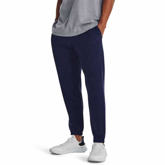 Under Armour Armour Ua Stretch Woven Prtd Jgrs Jogger Mens Синьо Мъжко облекло за едри хора