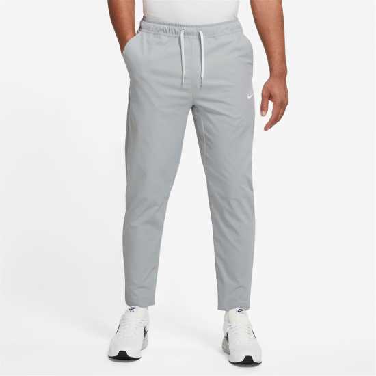 Nike Club Men's Woven Tapered Leg Pants Сиво/Бяло Мъжко облекло за едри хора