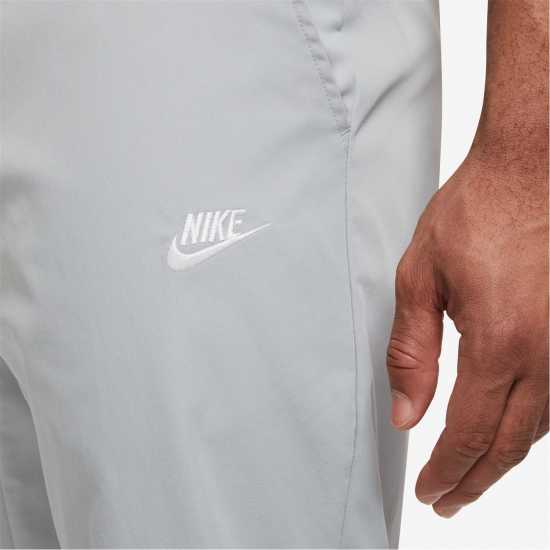 Nike Club Men's Woven Tapered Leg Pants Сиво/Бяло Мъжко облекло за едри хора