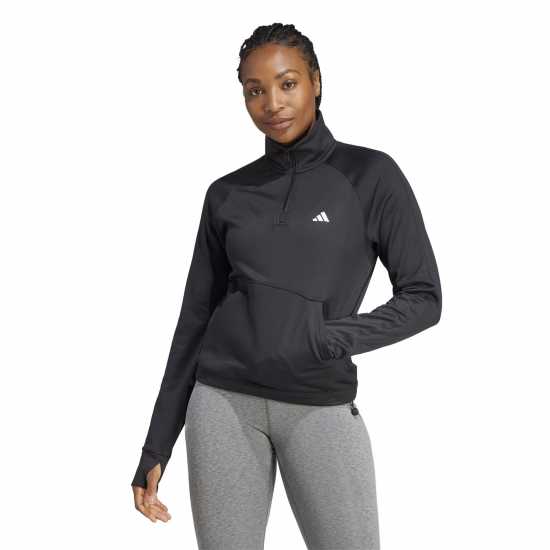 Adidas W Gg Quarter Zip Tracksuit Top Womens  