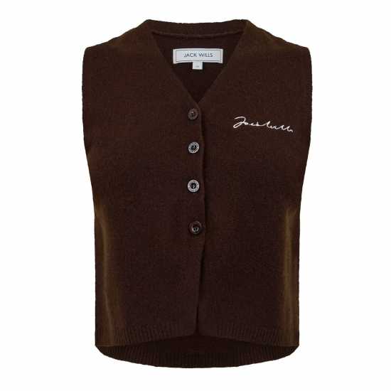 Jack Wills Knit Waistcoat Ld44  