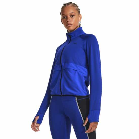 Under Armour Armour Ua Train Cw Jacket Tracksuit Top Womens Синьо Дамски суичъри и блузи с качулки