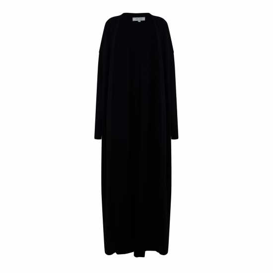 Плетена Жилетка Jack Wills Maxi Length Cardigan Черно Дамски пуловери и жилетки