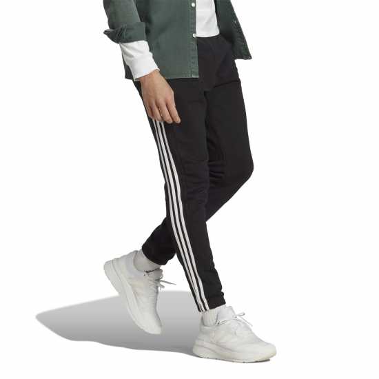 Adidas Essentials French Terry Tapered Elastic Cuff 3-Stripes Joggers  