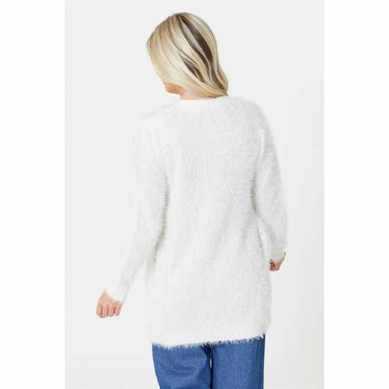 Плетена Жилетка Be You Fluffy Knit Cardigan  Дамски пуловери и жилетки