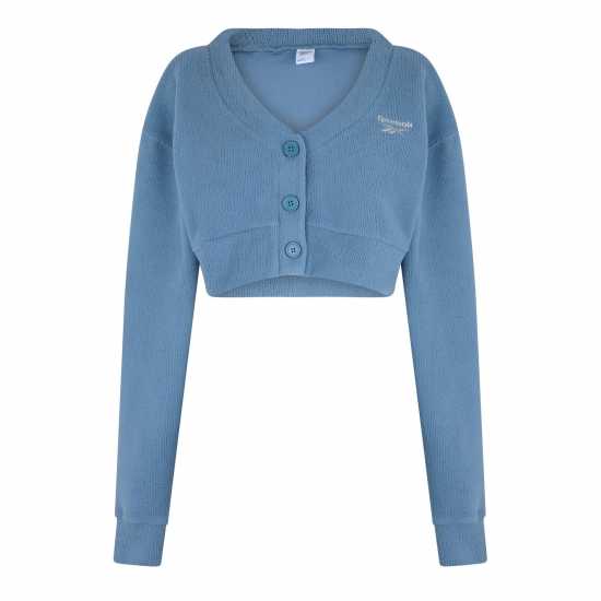 Reebok Плетена Жилетка Classics Wide Knit Cardigan Sweatshirt Womens  Дамски пуловери и жилетки