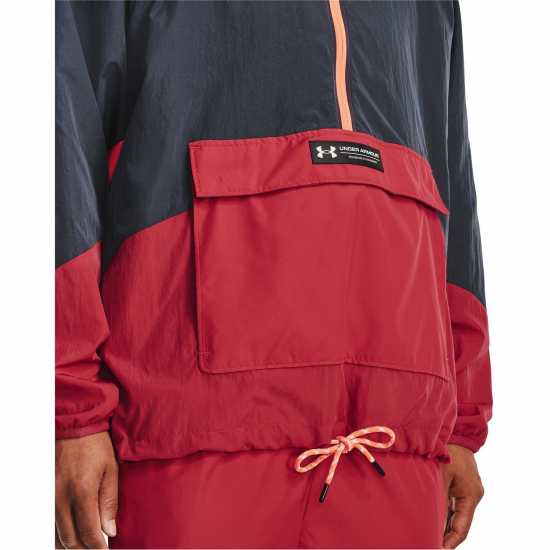 Under Armour Rush Anorak Ld99 Червено Дамски суичъри и блузи с качулки