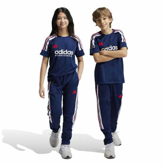 Adidas Детско Спортно Долнище House Of Tiro Nations Pack Jogging Bottoms Juniors Navy Детски долнища за бягане