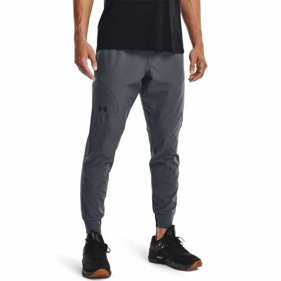 Under Armour Armour Ua Unstoppable Joggers Tracksuit Bottom Mens Сиво Мъжки долнища за бягане