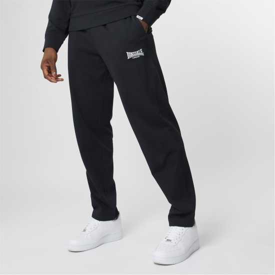 Lonsdale Мъжко Спортно Долнище Lightweight Joggers Mens Черно Мъжко облекло за едри хора