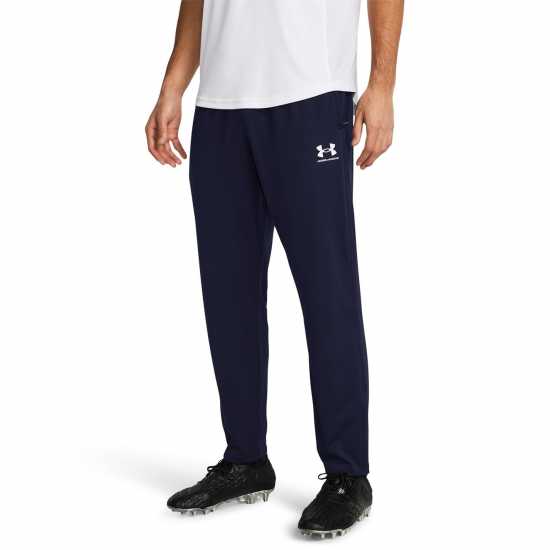 Under Armour Мъжко Долнище Pique Track Pants Mens Синьо Мъжко облекло за едри хора