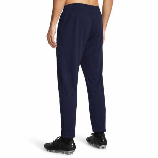 Under Armour Мъжко Долнище Pique Track Pants Mens Синьо Мъжко облекло за едри хора