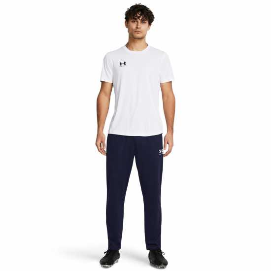 Under Armour Мъжко Долнище Pique Track Pants Mens Синьо Мъжко облекло за едри хора