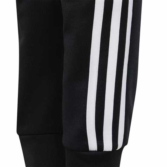 Adidas Poly Matt Pants Junior Boys Черно/Бяло Детски долнища за бягане