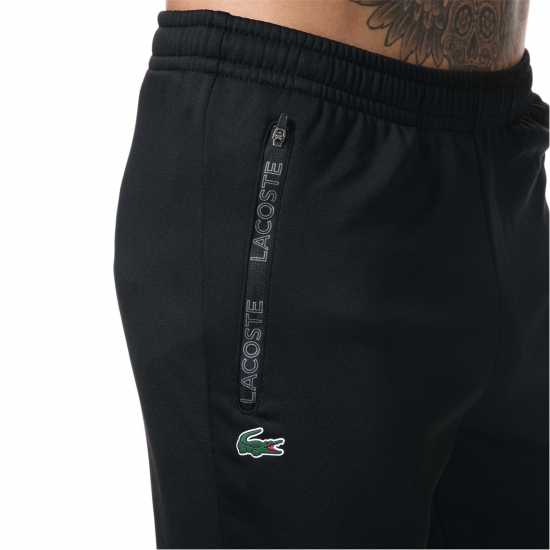 Lacoste Poly Fleece Tracksuit Bottoms Черно 