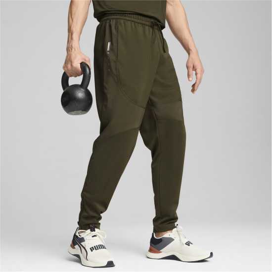 Puma Flex Panelled Tapered Jogger Тъмно маслиново Мъжки долнища за бягане