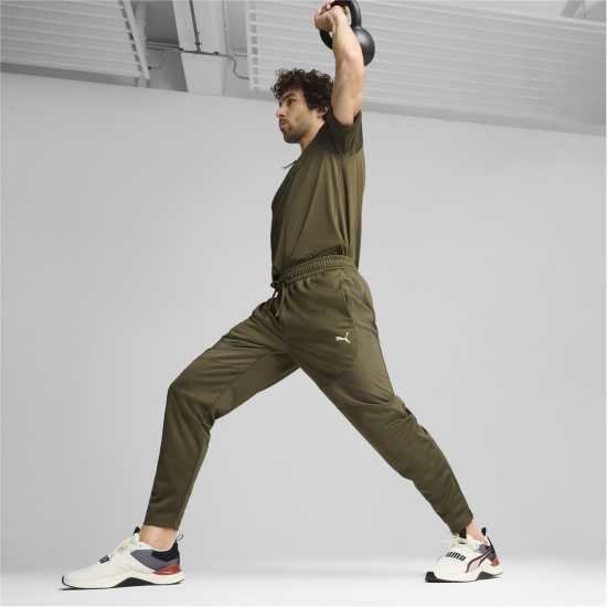 Puma Flex Panelled Tapered Jogger Тъмно маслиново Мъжки долнища за бягане