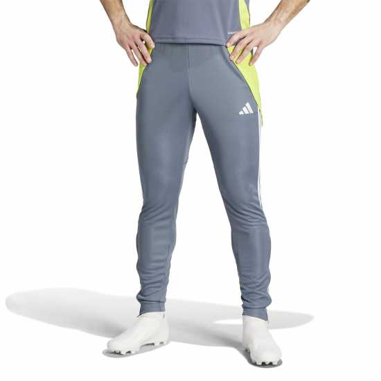 Adidas Мъжки Анцуг Tiro 24 Training Tracksuit Bottoms Mens Оникс/Жълто Мъжки долнища за бягане