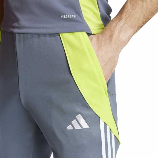 Adidas Мъжки Анцуг Tiro 24 Training Tracksuit Bottoms Mens Оникс/Жълто Мъжки долнища за бягане