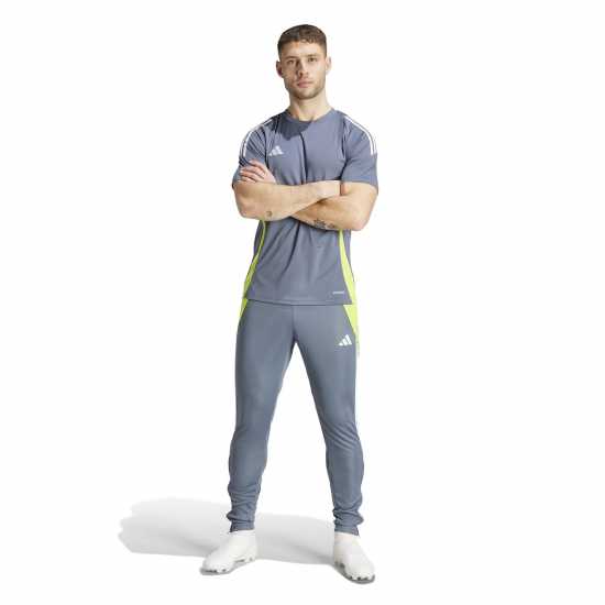 Adidas Мъжки Анцуг Tiro 24 Training Tracksuit Bottoms Mens Оникс/Жълто Мъжки долнища за бягане