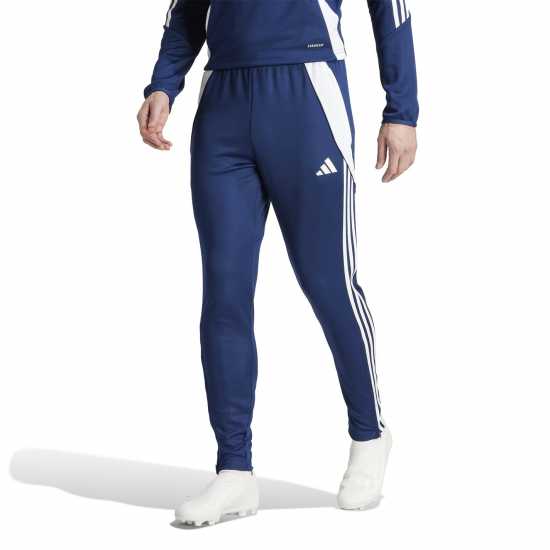 Adidas Мъжки Анцуг Tiro 24 Training Tracksuit Bottoms Mens Отбор Нви/Бял Мъжки долнища за бягане