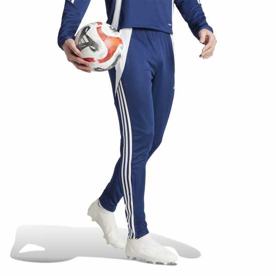 Adidas Мъжки Анцуг Tiro 24 Training Tracksuit Bottoms Mens Отбор Нви/Бял Мъжки долнища за бягане