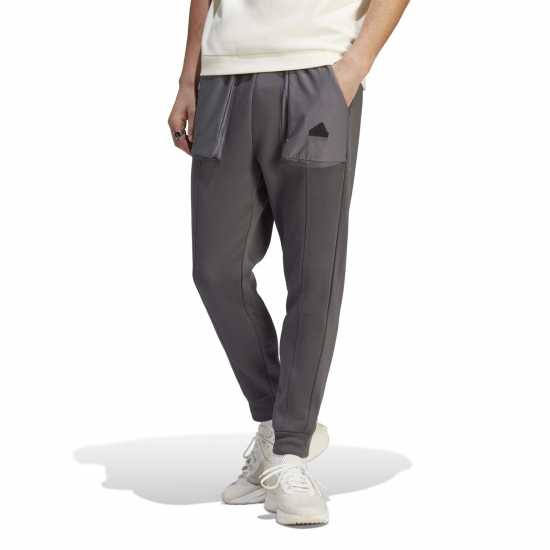 Adidas Мъжко Долнище City Escape Pants Mens Сиво шест Мъжко облекло за едри хора