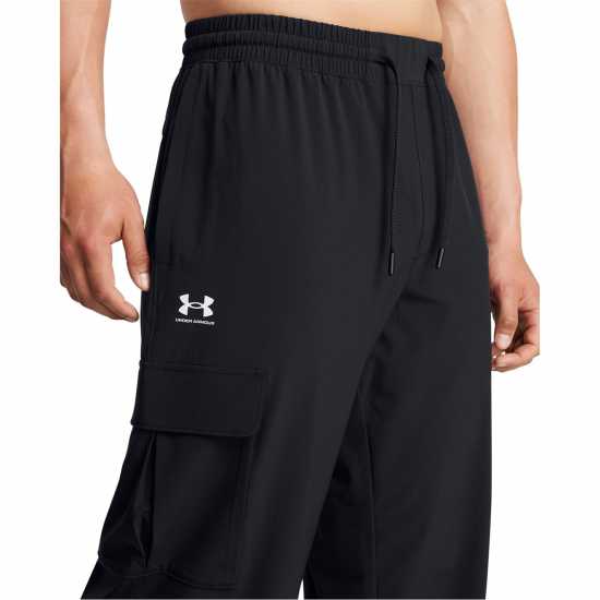 Under Armour Armour Ua Vibe Woven Cargo Pants Tracksuit Bottom Mens Черно 