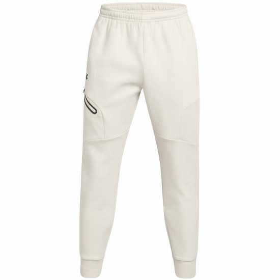 Under Armour Мъжко Спортно Долнище Armour Ua Unstoppable Flc Jgr Eu Joggers Mens Сума Бяло/Черно 