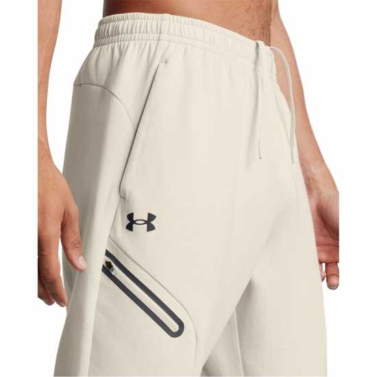 Under Armour Мъжко Спортно Долнище Armour Ua Unstoppable Flc Jgr Eu Joggers Mens Сума Бяло/Черно 