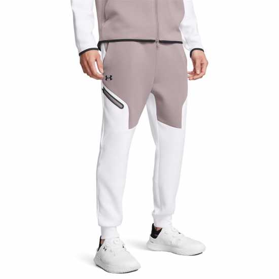 Under Armour Мъжко Спортно Долнище Armour Ua Unstoppable Flc Jgr Eu Joggers Mens Тетра Сиво 