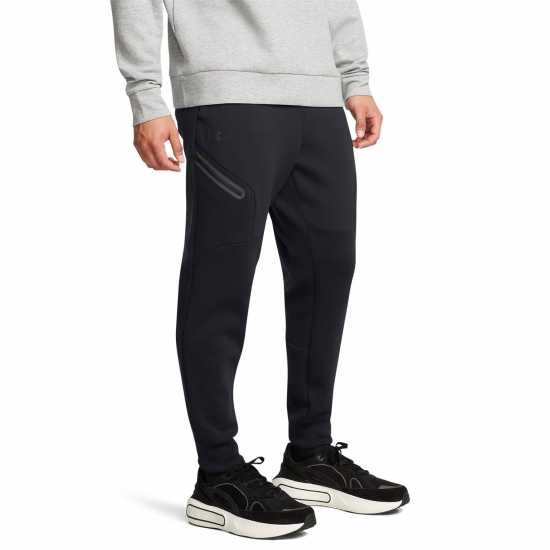 Under Armour Мъжко Спортно Долнище Armour Ua Unstoppable Flc Jgr Eu Joggers Mens Черно 